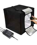 LST80 Gabbia di Luce 80X80X80cm con 3 LED