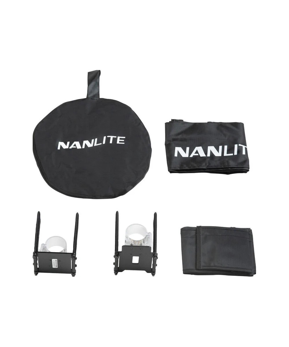 Barndoor+Griglia Tessuto per Led Pavotube II 30C