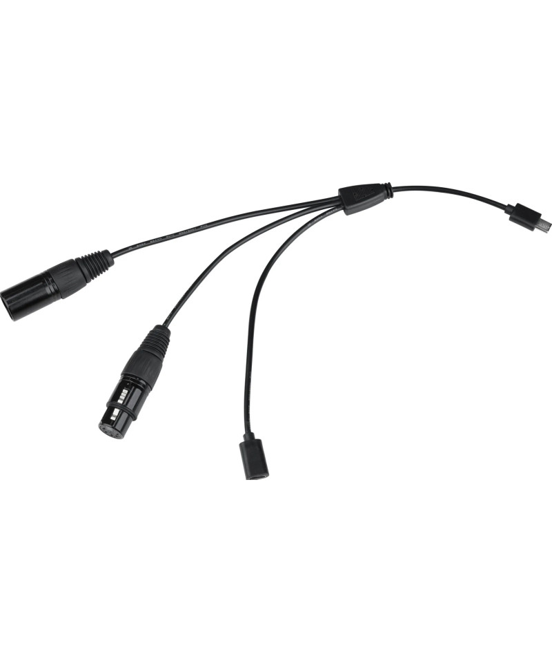 CB-DMX-USBC-1/3 cavo splitter o combinatori Splitter per cavo Nero