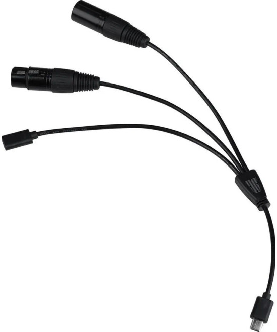 CB-DMX-USBC-1/3 cavo splitter o combinatori Splitter per cavo Nero