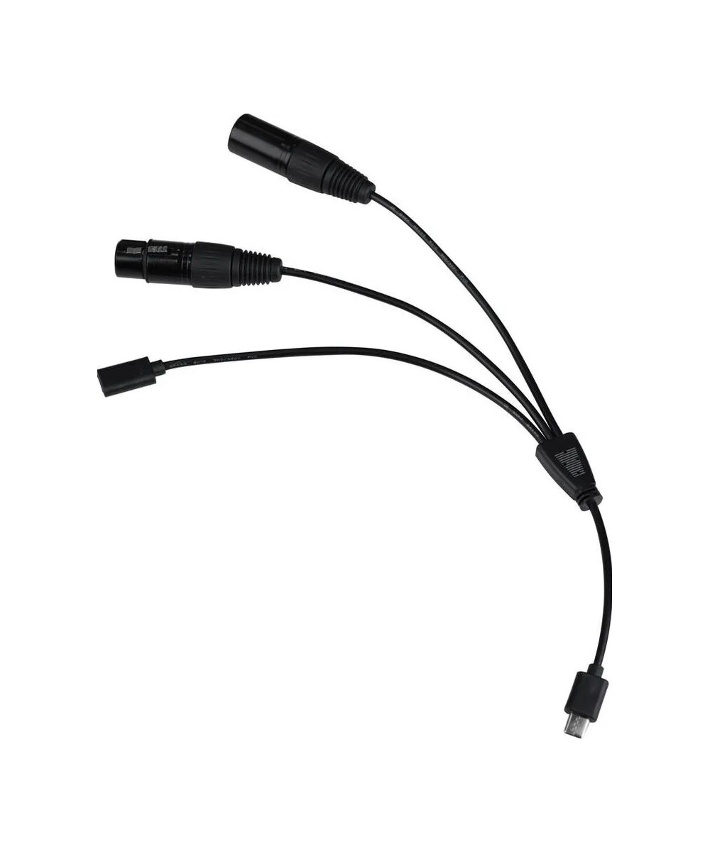 CB-DMX-USBC-1/3 cavo splitter o combinatori Splitter per cavo Nero