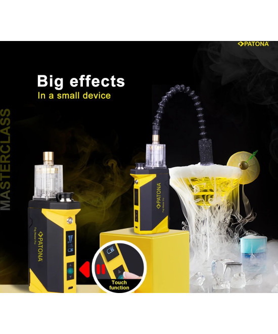 Fog Master Pro - Set macchina per il fumo portatile con accessori e custodia