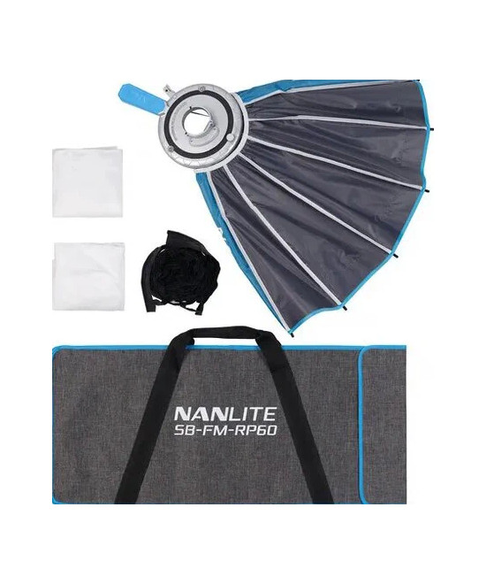 RAPID 60 FM PARABOLIC SOFTBOX CON GRIGLIA PER FORZA 60-150, FS60B, FC60B-120