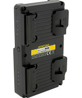 HOT SWAP V-MOUNT ADAPTER FOR 2X V-MOUNT PATONA NANO BATTERIES INCL. CHARGING FUNCTION D-TAP