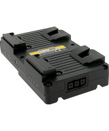 HOT SWAP V-MOUNT ADAPTER FOR 2X V-MOUNT PATONA NANO BATTERIES INCL. CHARGING FUNCTION D-TAP