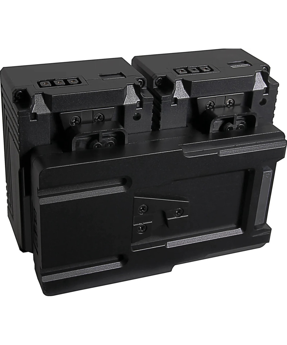 HOT SWAP V-MOUNT ADAPTER FOR 2X V-MOUNT PATONA NANO BATTERIES INCL. CHARGING FUNCTION D-TAP