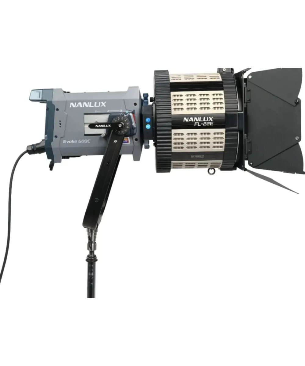 FL-22E MOTORIZED FRESNEL LENS 15 GRADI-48 GRADI FOR EVOKE 600C BOWENS ELECTRONIC BE-MOUNT