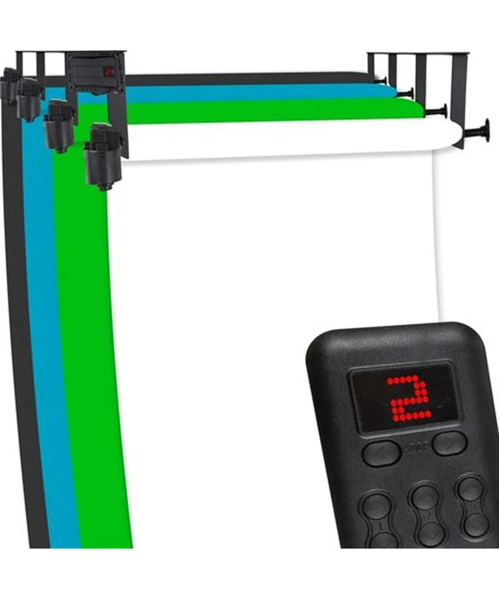 BACKGROUND SYSTEM ELECTRIC B-4WE FOR 4 ROLLS DA 275CM