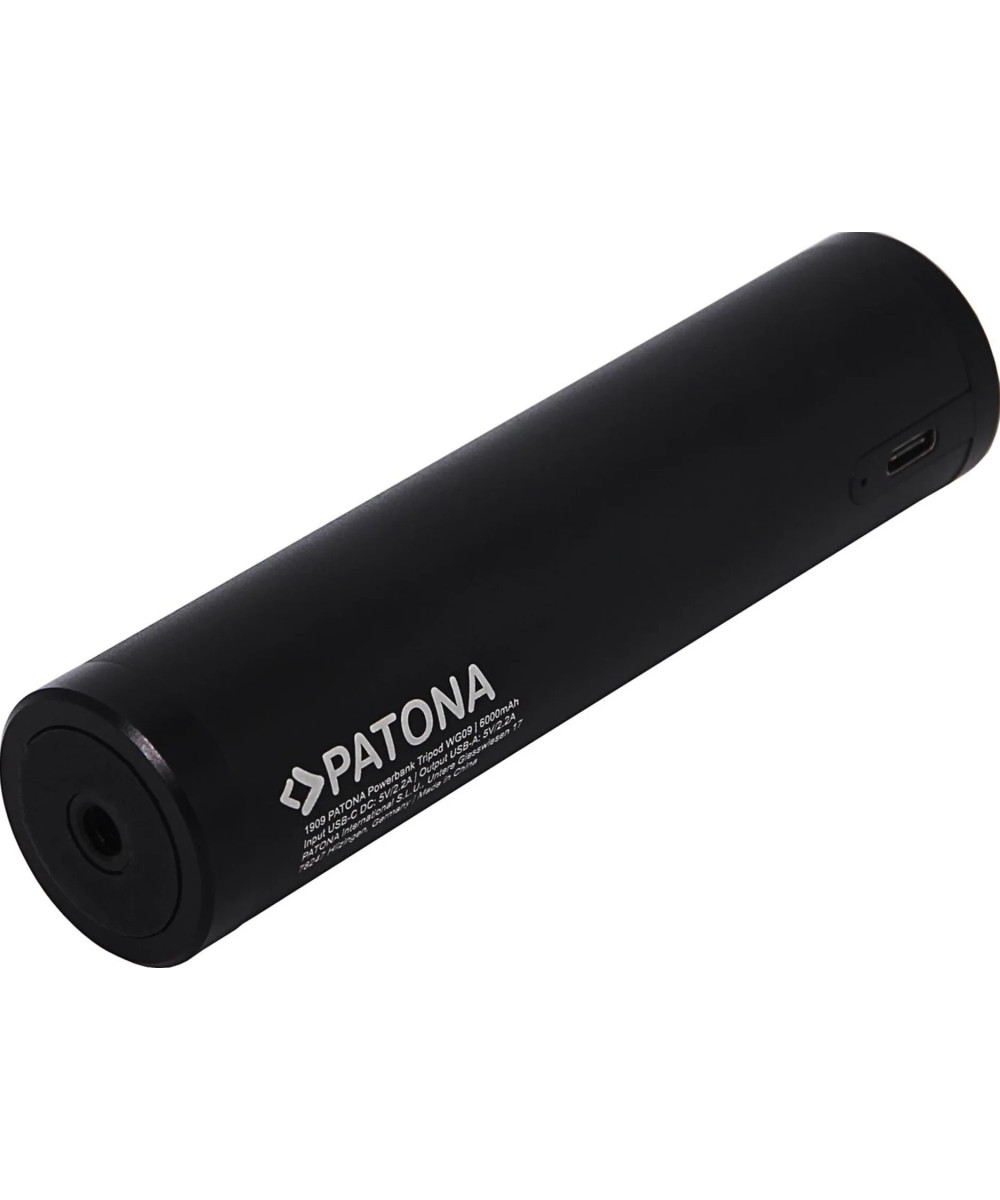 POWER BANK HANDGRIP 6000MAH USB PER STATIVI E SELFIESTICK CON ATTACCO 1/4