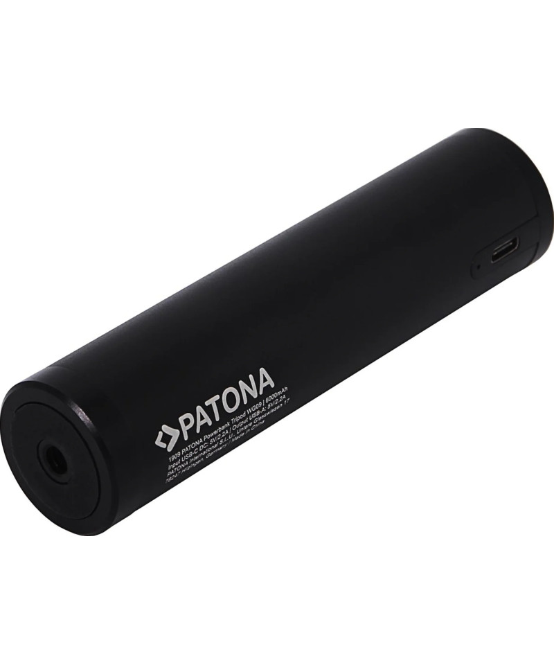 POWER BANK HANDGRIP 6000MAH USB PER STATIVI E SELFIESTICK CON ATTACCO 1/4