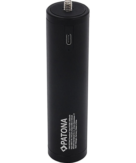 POWER BANK HANDGRIP 6000MAH USB PER STATIVI E SELFIESTICK CON ATTACCO 1/4