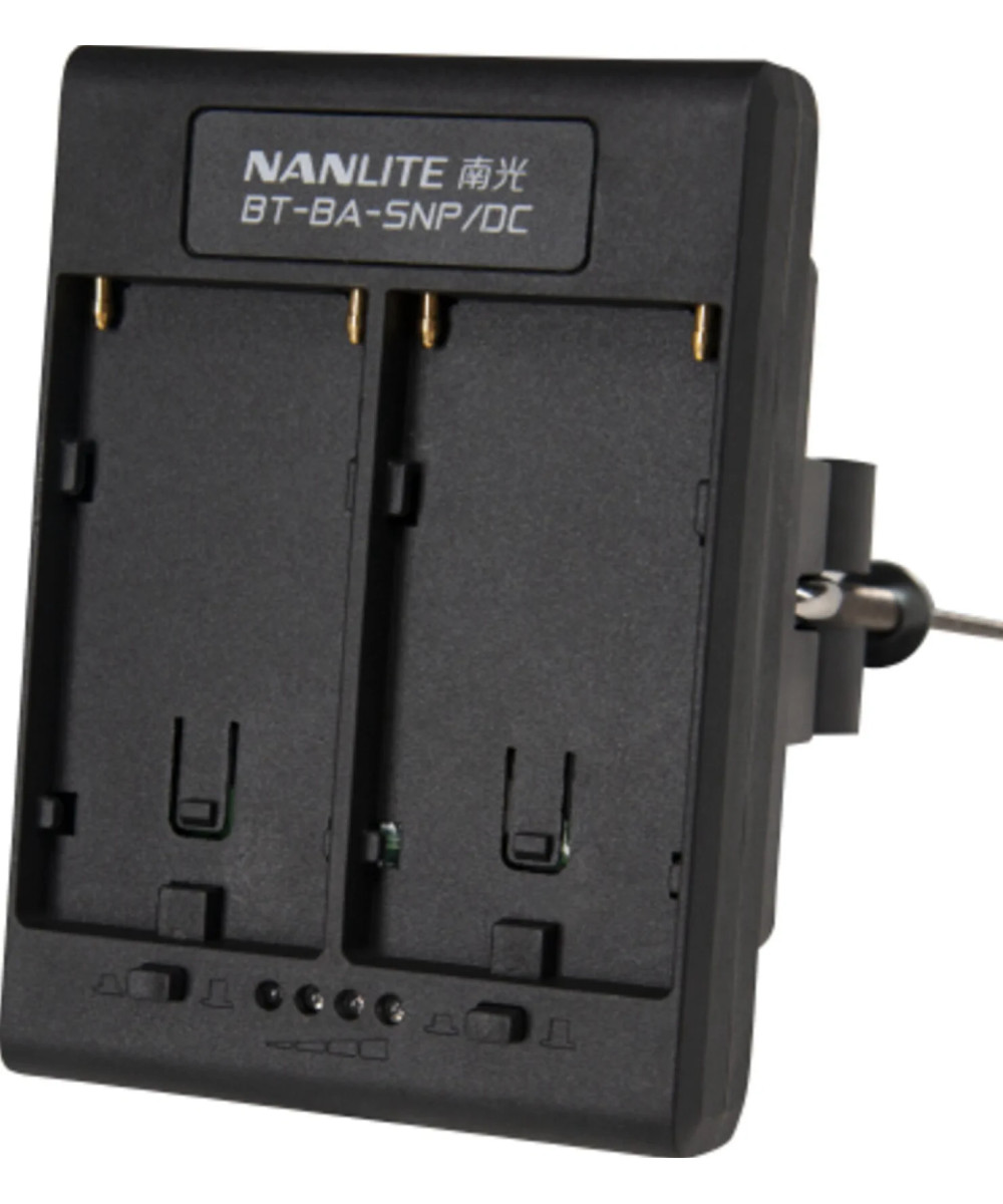 Piastra per batterie serie NP-F per Halo 19 e Forza 60