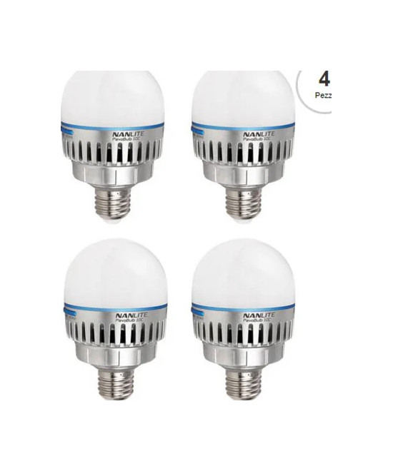 Kit Pavo Bulb 10C RGBWW 4 Pezzi + Accessori