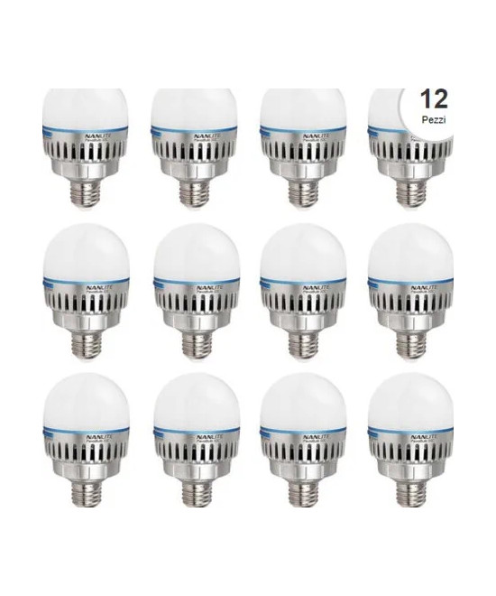 Kit Pavo Bulb 10C RGBWW 12 Pezzi + Accessori