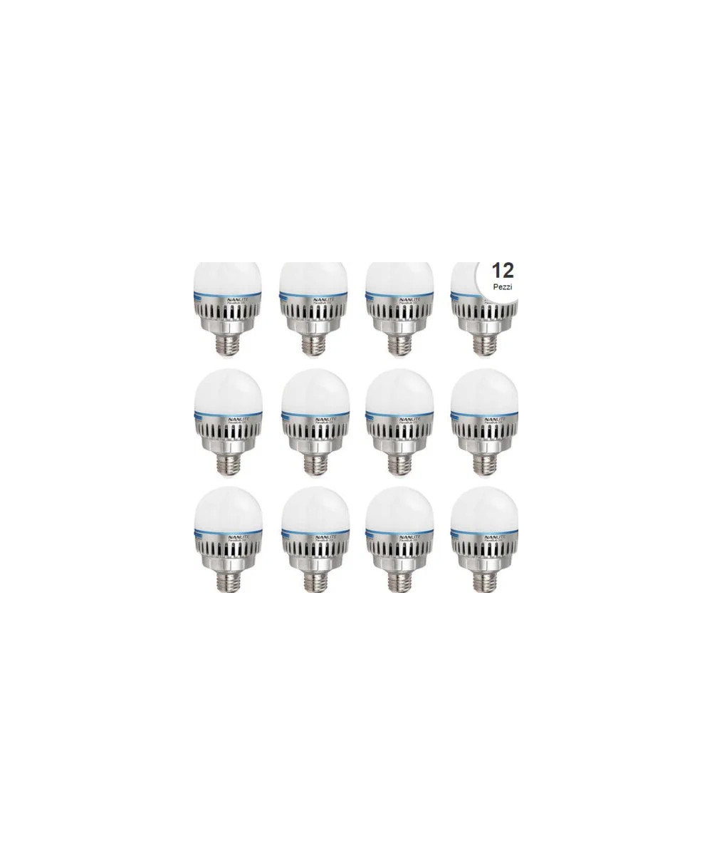 Kit Pavo Bulb 10C RGBWW 12 Pezzi + Accessori
