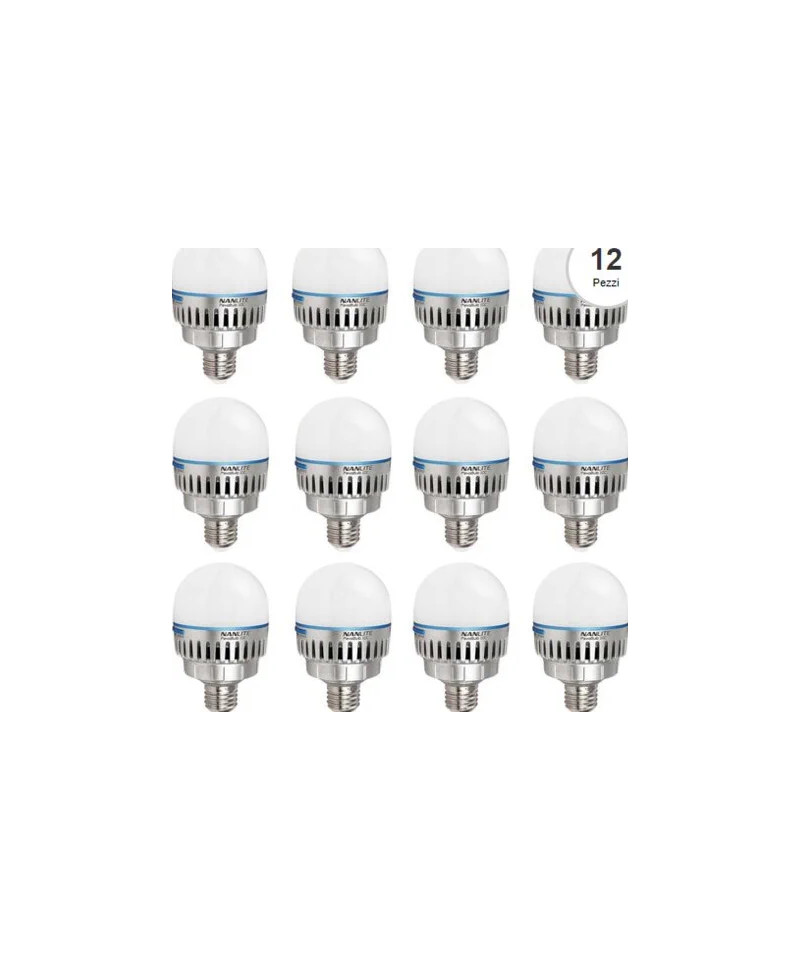 Kit Pavo Bulb 10C RGBWW 12 Pezzi + Accessori