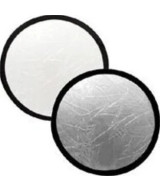 Pannelli riflettenti circolari 50 cm Bianco - Argento