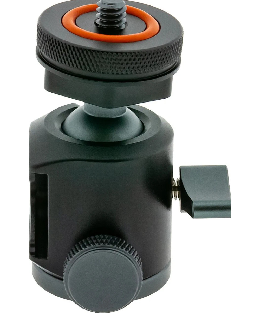 1435 testa per treppiede Nero Alluminio 1/4" Palla (forma)