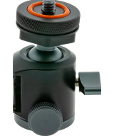 1435 testa per treppiede Nero Alluminio 1/4" Palla (forma)