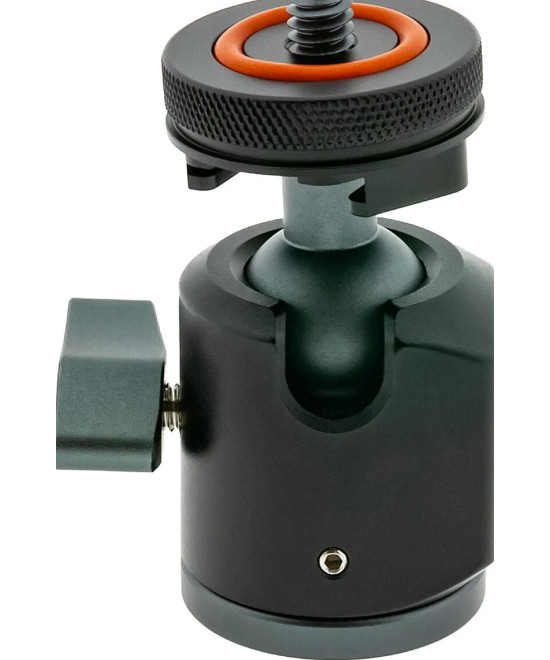 1435 testa per treppiede Nero Alluminio 1/4" Palla (forma)