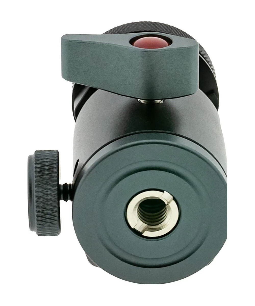 1435 testa per treppiede Nero Alluminio 1/4" Palla (forma)