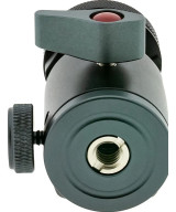 1435 testa per treppiede Nero Alluminio 1/4" Palla (forma)