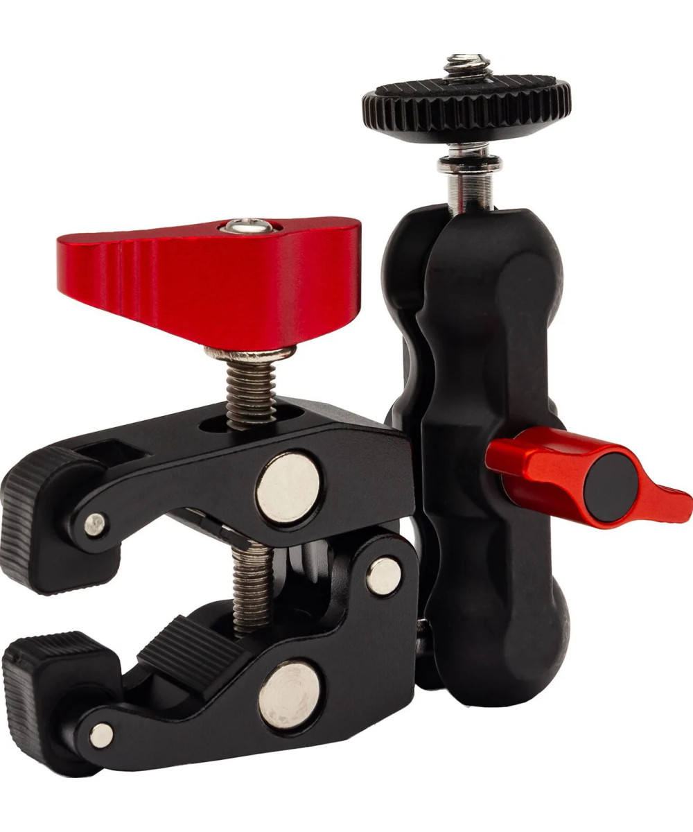 Magic Arm con doppia testa a sfera e super clamp