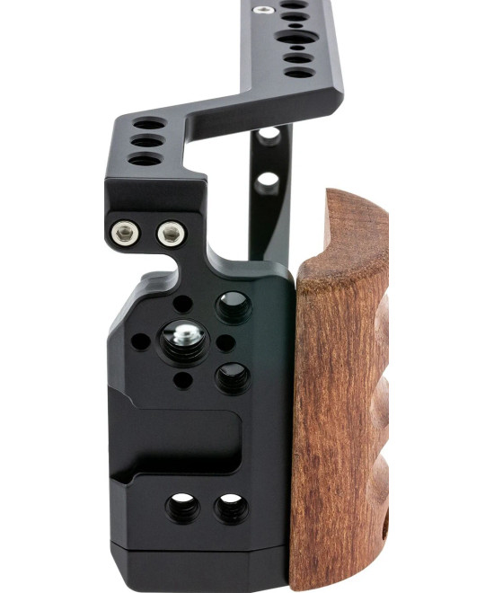 Cage Sony ZVE-10 custodia per macchine fotografiche 1/4, 3/8" Nero, Legno