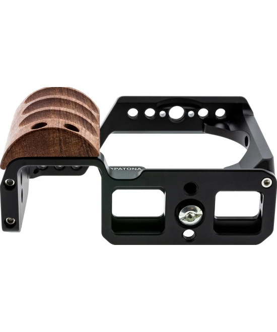Cage Sony ZVE-10 custodia per macchine fotografiche 1/4, 3/8" Nero, Legno