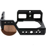 Cage Sony ZVE-10 custodia per macchine fotografiche 1/4, 3/8" Nero, Legno