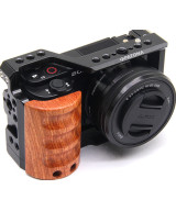 Cage Sony ZVE-10 custodia per macchine fotografiche 1/4, 3/8" Nero, Legno