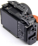 Cage Sony ZVE-10 custodia per macchine fotografiche 1/4, 3/8" Nero, Legno