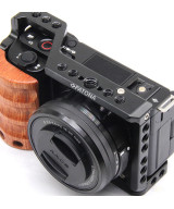 Cage Sony ZVE-10 custodia per macchine fotografiche 1/4, 3/8" Nero, Legno