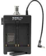 Battery grip BT-BG-V per batterie V-Mount con connettore DC per luce LED Forza 60