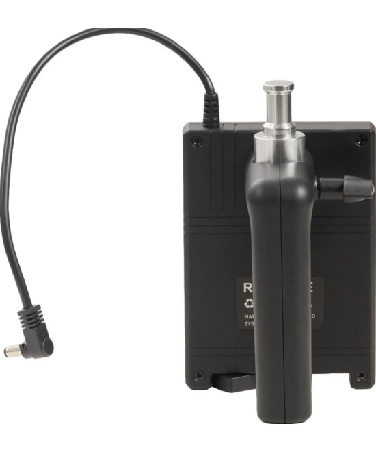 Battery grip BT-BG-V per batterie V-Mount con connettore DC per luce LED Forza 60