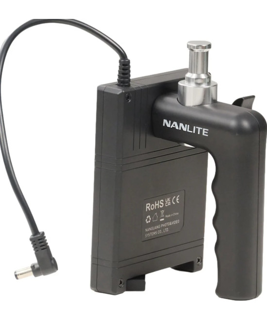 Battery grip BT-BG-V per batterie V-Mount con connettore DC per luce LED Forza 60