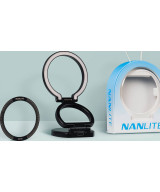 Lumo Bi-Color LED Ring Light Polar Black