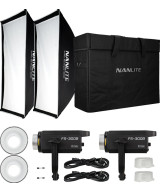 FS-300B Bicolor Kit doppio con Stativi e borsa