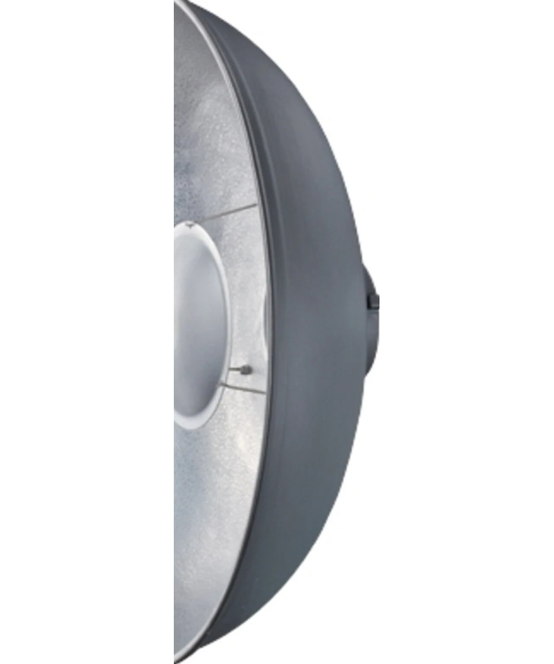 RF-550C Beauty Dish Nero, Argento 550 mm
