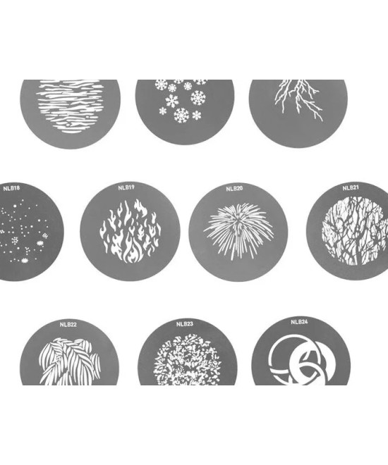 Set di gobo per PJ-BM SET2 10pz
