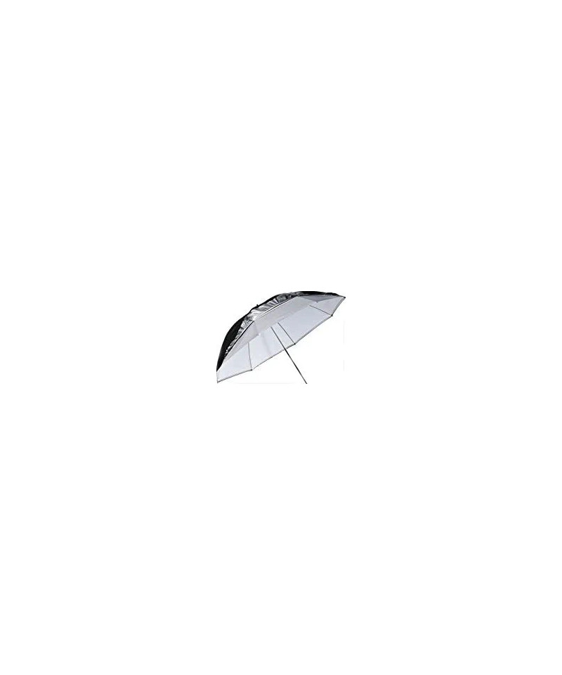 Ombrello D84 UB-006 33 Bianco,Argento,Nero