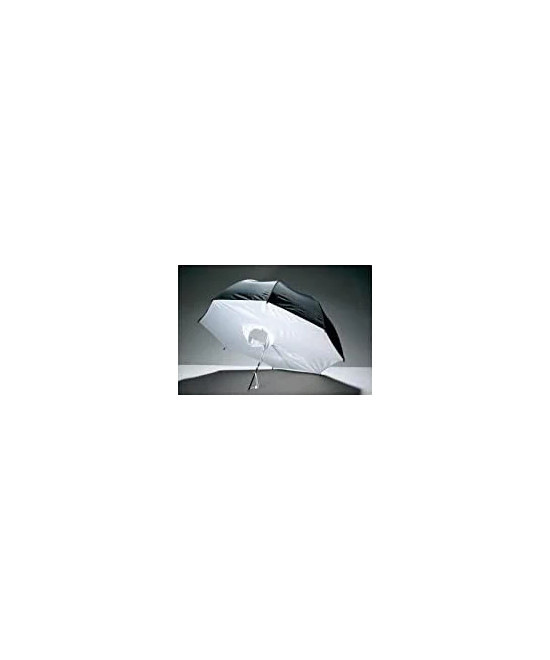 UB-010-40" Ombrello 101cm Bianco/Nero Con Diffusore