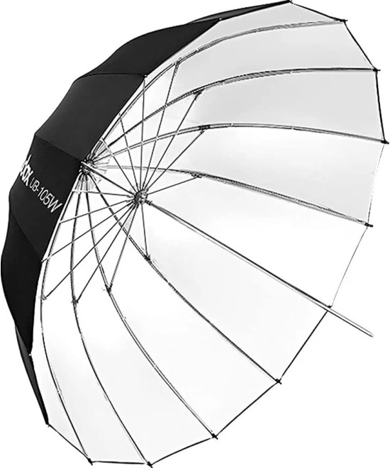 UB-105W Ombrello Parabolico 105cm Bianco