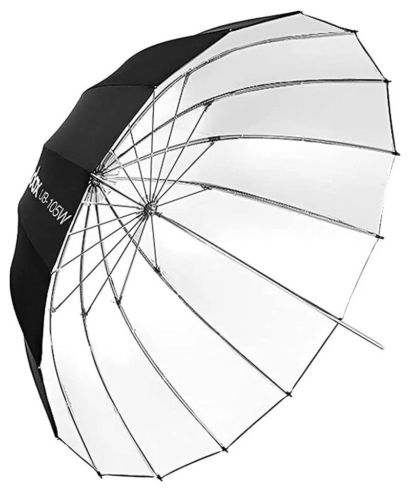 UB-105W Ombrello Parabolico 105cm Bianco