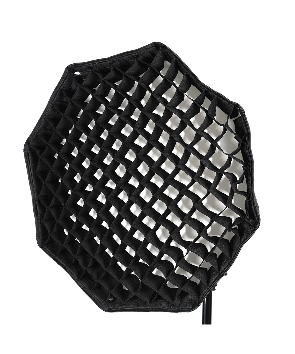 Softbox ottagonale a chiusura rapida 80cm con griglia