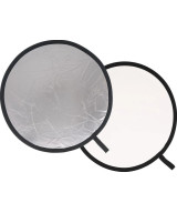Pannello circolare Argento / Bianco Ø 95 cm