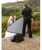 Pannello TriGrip Argento / Bianco 120 cm