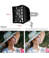 Softbox SA-30 con Griglia 30x30 per S30