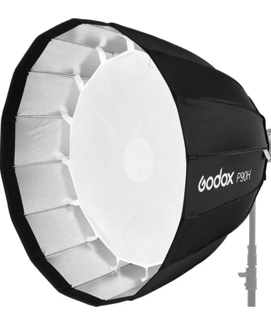 Softbox parabolico 90cm con anello bowens