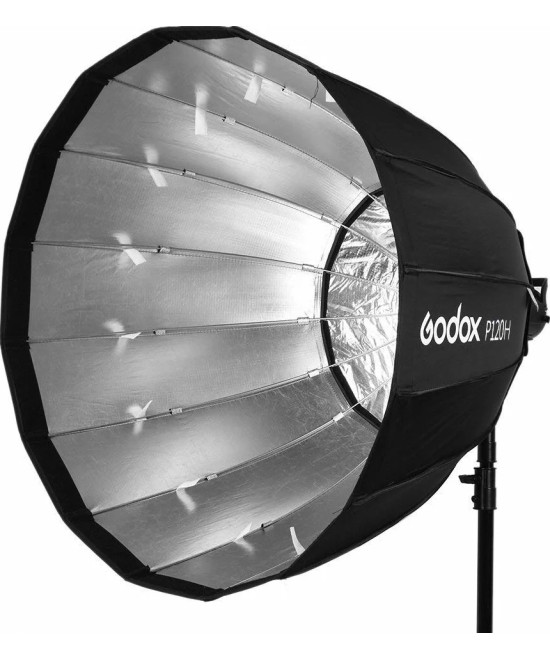 Softbox parabolico 120cm con anello bowens
